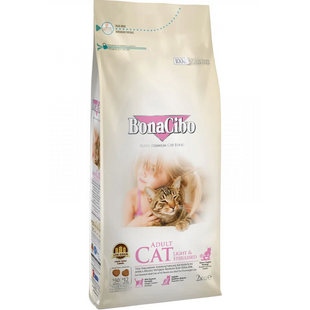 Сухий корм BONACIBO ADULT CAT LIGHT & STERILISED BonaCibo фото