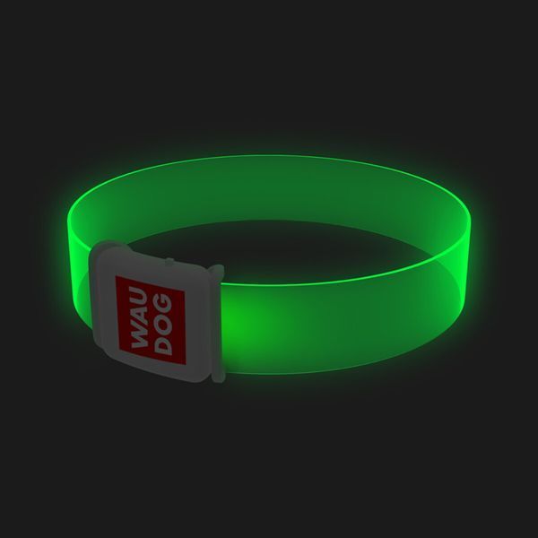 Нашийник для собак з підсвічуванням WAUDOG LED (25 мм, 45 см) Wau Dog фото