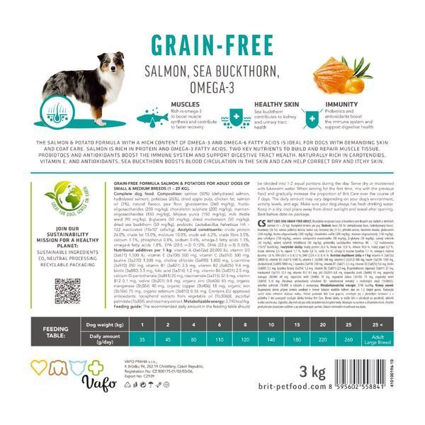Brit Care Dog Grain-free Adult д/дорослих собак усіх порід (Лосось, 1кг) Brit фото