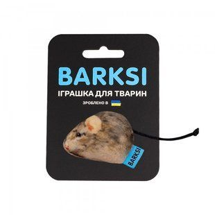 Іграшка для котів ТМ Barksi з дзвіночком Міні мишка Barksi фото