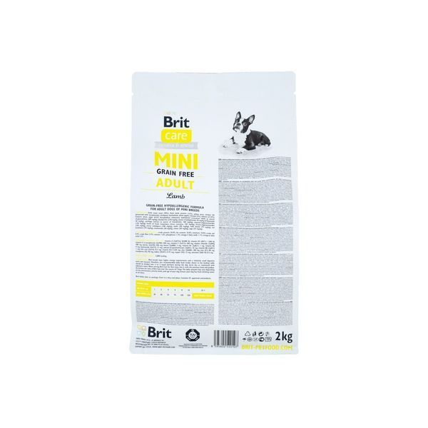 Сухий корм для собак Brit Care Grain Free Mini Adult (400g, ягнятина) Brit фото