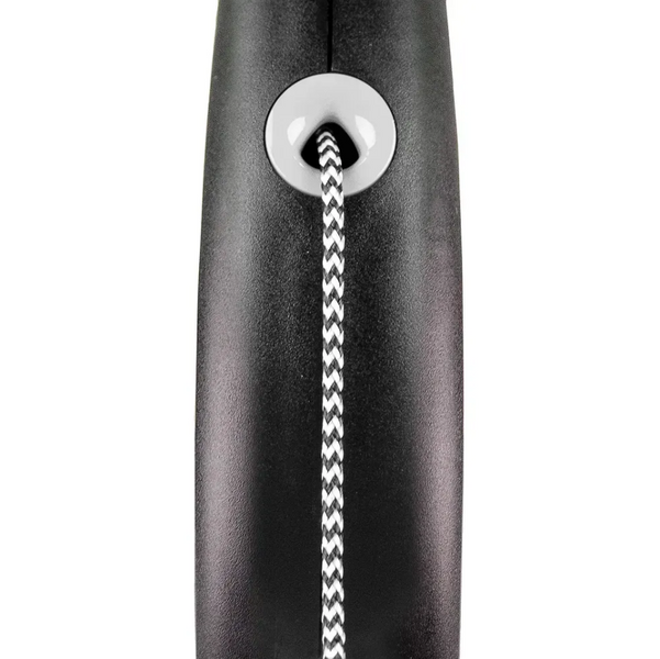 Повідець-рулетка Flexi для собак Black Design трос чорна (S, 5m) Flexi фото