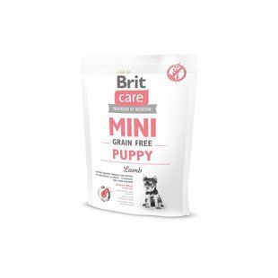 Сухий корм для цуценят та молодих собак мініатюрних порід Brit Care Mini GF Puppy (ягнятина, 400g) Brit фото