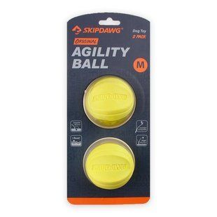 Іграшка для собак Набір м'ячів 2шт/уп Skipdawg Agility ball 2pk Skipdawg фото