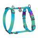 Шлея WAUDOG Nylon Recycled з QR, градієнт (M, Фіолетовий) Wau Dog фото 1