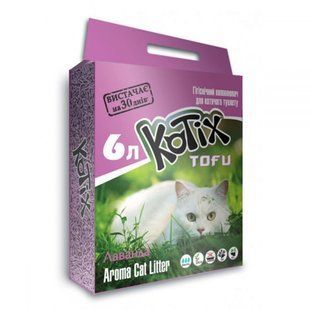 Наповнювач д/кот KOTIX TOFU Lavender, 6L Kotix фото
