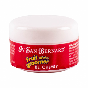 Маска Iv San Bernard Black Cherry для короткої шерсті, з протеїнами шовку та чорною вишнею Iv San Bernard фото