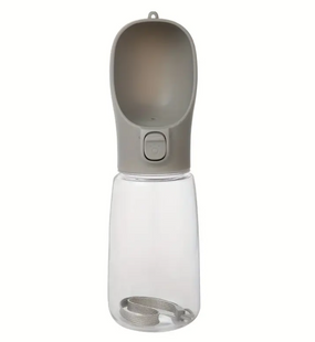 Прогулянкова портативна поїлка для собак (L, Сірий, 550 ml) Paw Space фото
