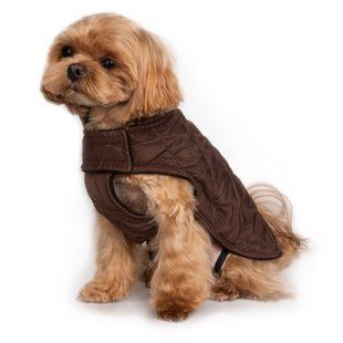 Куртка для собак ТМ Barksi Textile (S, Коричнева) Barksi фото