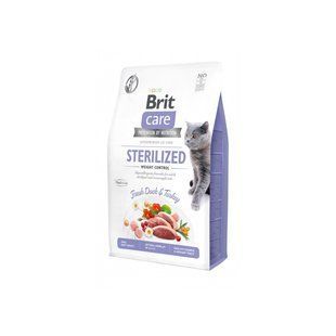 Сухий корм для котів Brit Care Cat GF Sterilized Weight Control Brit фото