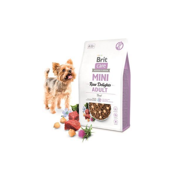 Корм сухий Brit Care Mini Raw Delights Beef Brit фото