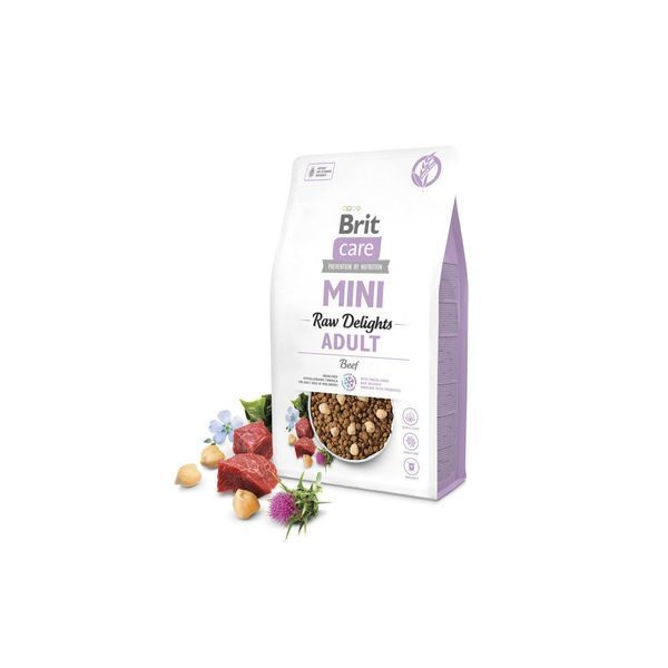 Корм сухий Brit Care Mini Raw Delights Beef Brit фото