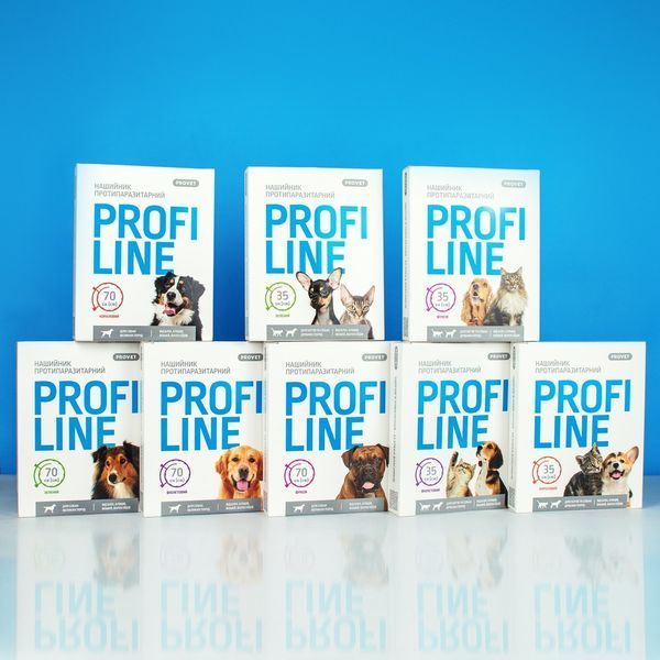 Нашийник Provet PROFILINE для котів та собак інсектоакарицид, 35см (35см, Фуксія) Засіб проти паразитів фото