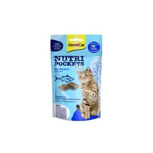 Ласощі GimCat Nutri Pockets для котів (Fish з тунцем, 60г) GimCat фото