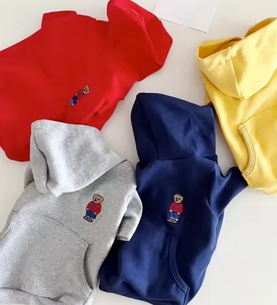 Худі для собак (XS, Bear Polo, Червоний) Paw Space фото