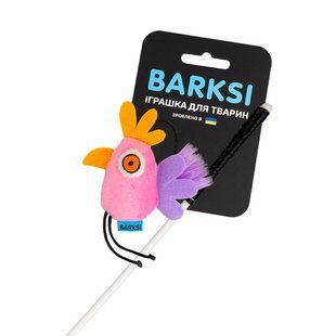 Іграшка для котів ТМ Barksi Вудочка Папуга Barksi фото